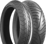 Nahaufnahme der Lauffläche Bridgestone BT 020 120/70 B17 58 V Vorne TL M/C M