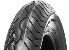 Nahaufnahme der Lauffläche Bridgestone G 721 120/70-21 62 H Vorne TL M/C G
