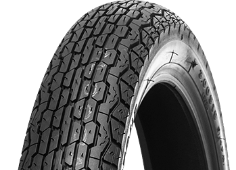 Nahaufnahme der Lauffläche Bridgestone L 303 3.00-19 49 S Vorne TT M/C