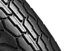 Nahaufnahme der Lauffläche Bridgestone L 309 100/90-17 55 S Vorne TT M/C