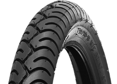 Nahaufnahme der Lauffläche Metzeler ME 22 3.00-17 50 P Vorne/Hinten TT M/C RF