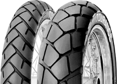 Nahaufnahme der Lauffläche Metzeler Tourance 120/90-17 64 S Hinten TT M/C