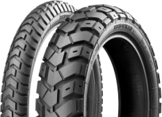 Nahaufnahme der Lauffläche Heidenau K60 Scout 140/80-17 69 T Hinten TL M/C M+S