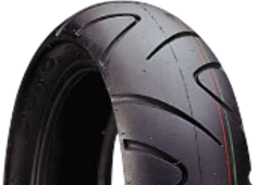 Nahaufnahme der Lauffläche Duro DM1061 140/60-13 57 P TL M/C