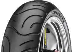 Nahaufnahme der Lauffläche Maxxis M6029 120/60-13 55 P TL M/C