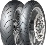 Nahaufnahme der Lauffläche Dunlop ScootSmart 80/90-16 48 P Vorne/Hinten TL