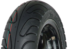 Nahaufnahme der Lauffläche Vee Rubber VRM119C 120/70-12 60 P Vorne TL