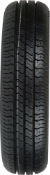 Nahaufnahme der Lauffläche Vee Rubber VTR313 125/80 R12 81 J
